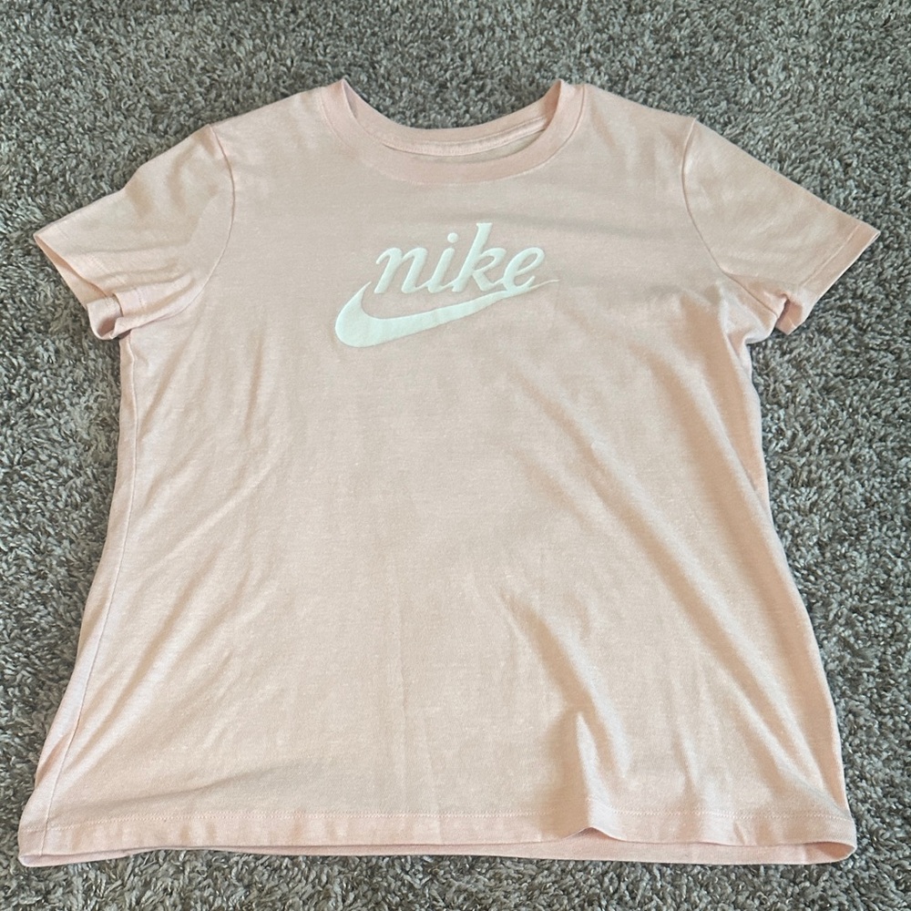 Nike Light Pink Tee with White Logo